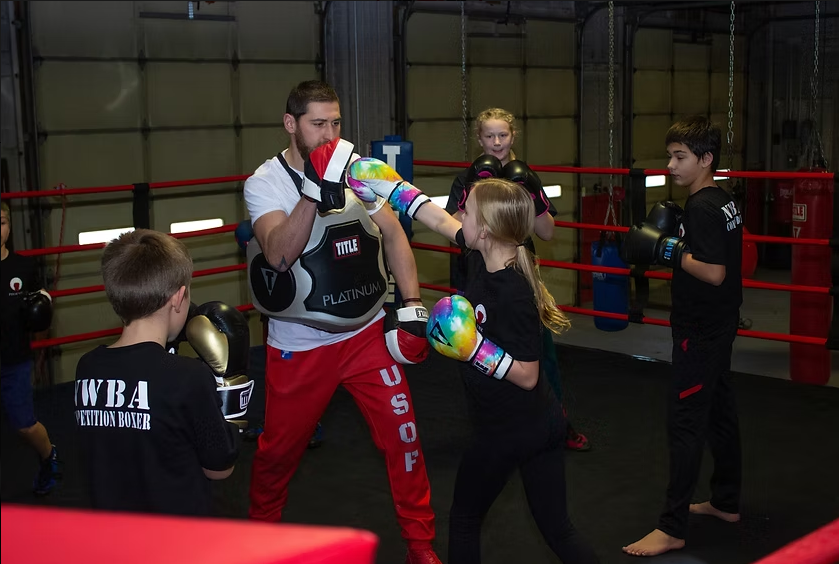 Youth boxing training at NWBA
